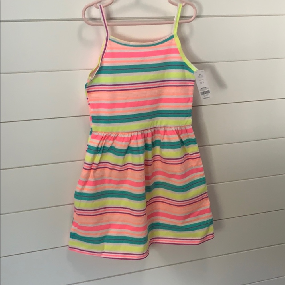 NWT Carters size 6/6X bright stripe dress